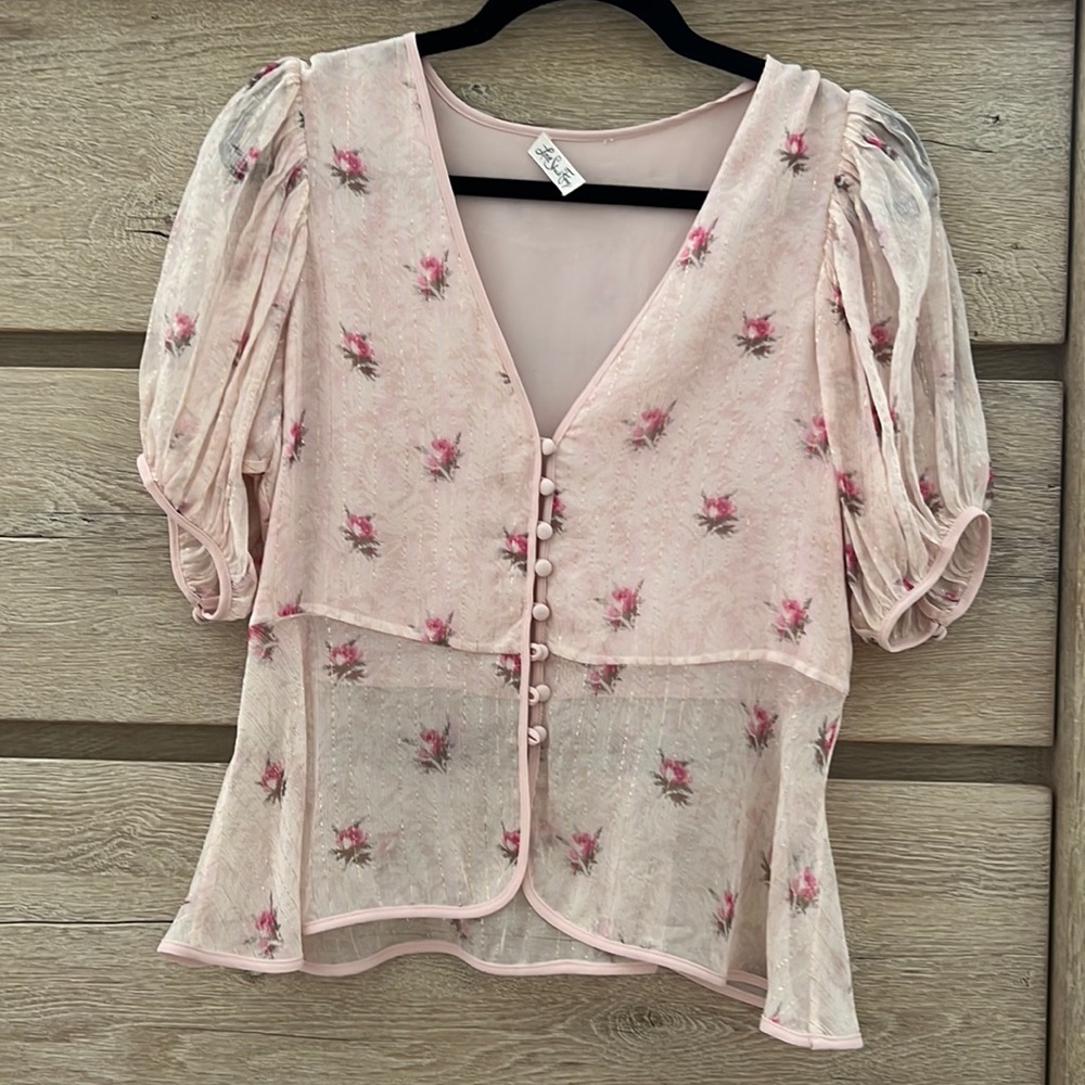 Loveshack Fancy Jordan top medium